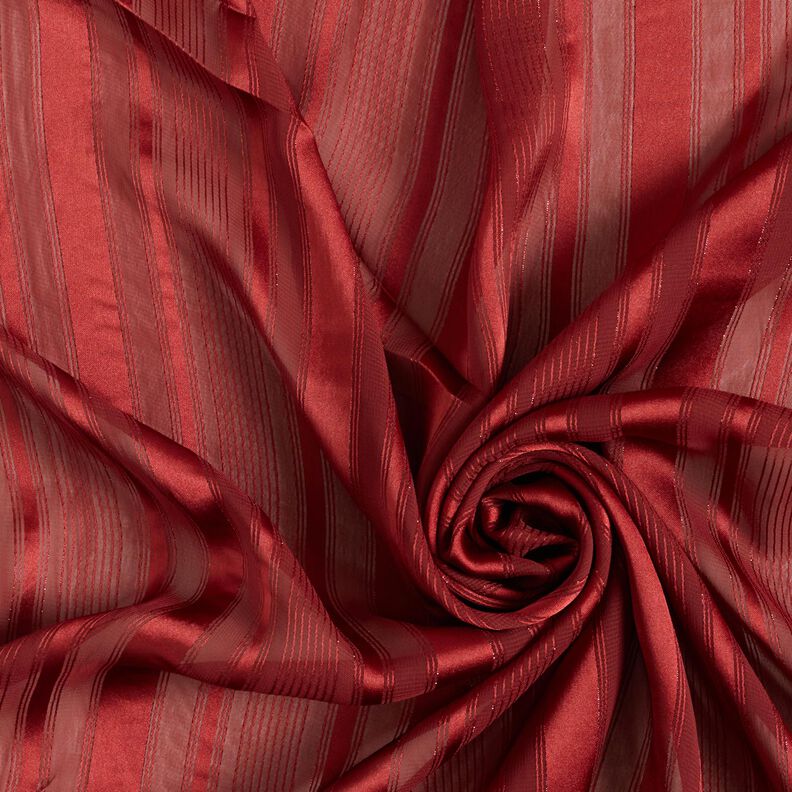 chiffon Righe in satin con Glitter – rosso carminio,  image number 3