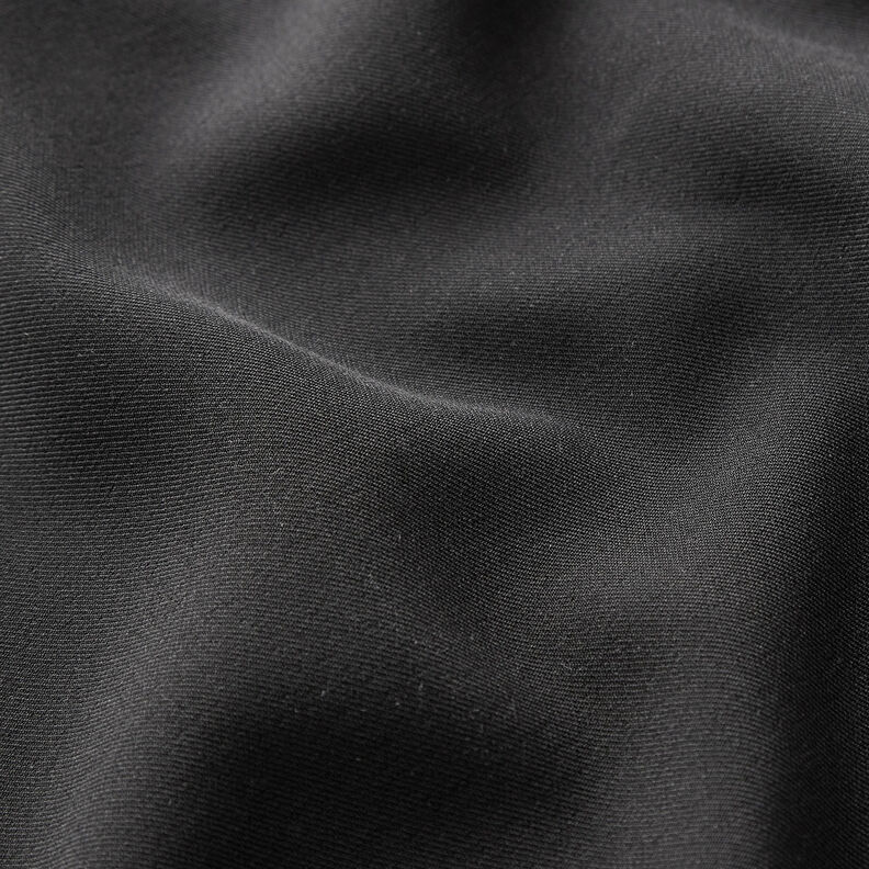 Pantaloni leggeri elasticizzati in tinta unita – nero,  image number 2