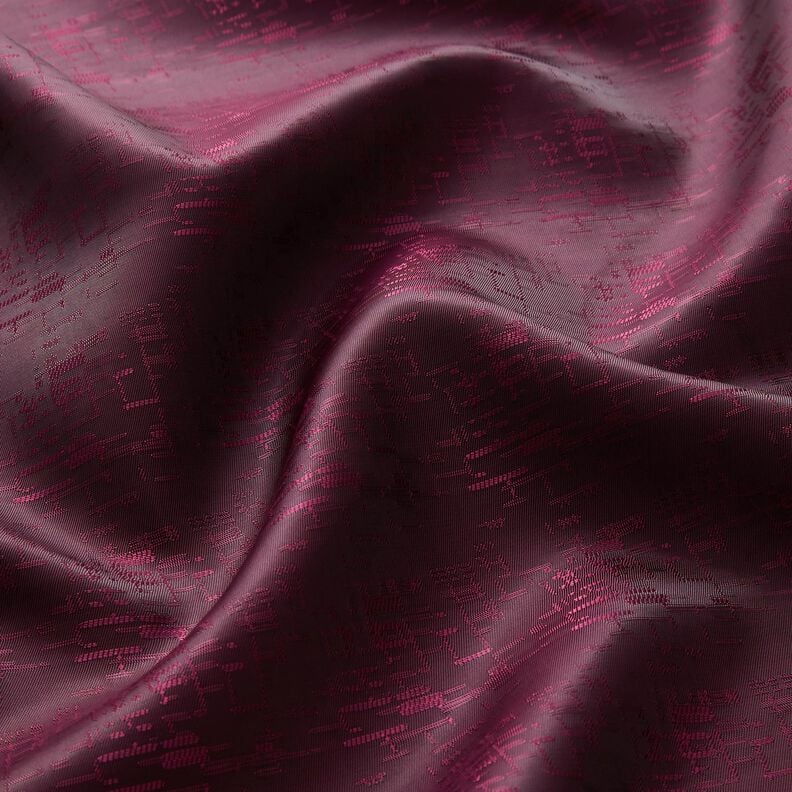 tessuto per fodere Jacquard Motivo a griglia – rosso Bordeaux,  image number 2