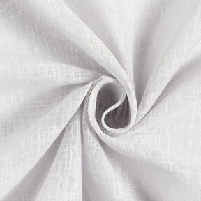 tessuto per tende, voile effetto lino 300 cm – grigio argento, 