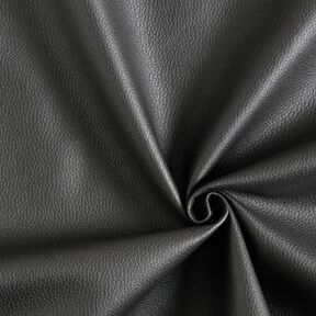 tessuto da tappezzeria similpelle Goffratura leggera – nero, 