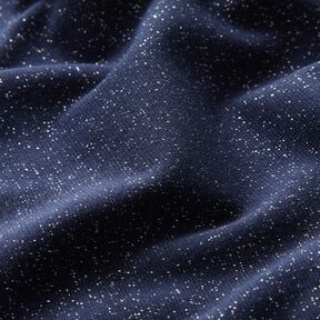 Polsini glitterati in tessuto tubolare con Lurex – blu marino/argento effetto metallizzato, 