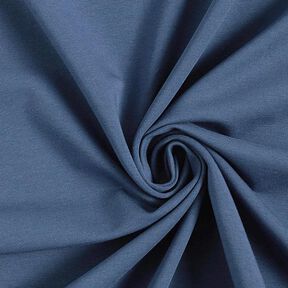 French terry leggero tinta unita – colore blu jeans, 