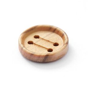bottone in legno 4 fori – naturale, 