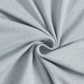 Costina tubolare per polsini con anelli stretti – colore blu jeans/bianco lana, 