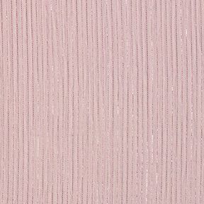 Mussola di cotone con righe luccicanti – rosa, 