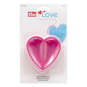 puntaspilli magnetico, cuore [ Dimensioni: 80 x 80 x 26 mm ] | Prym Love – pink, 