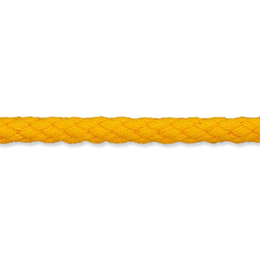 Cordoncino in cotone [Ø 5 mm] – giallo sole, 