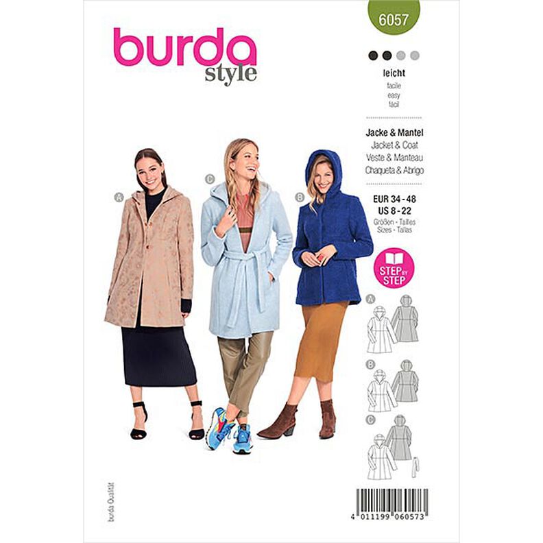 cappotto, Burda 6057 | 34-48,  image number 1