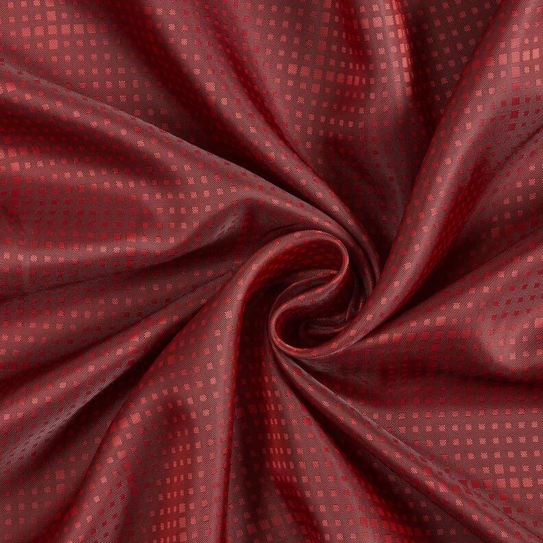 tessuto per fodere Jacquard Quadretti irregolari – rosso carminio,  image number 3