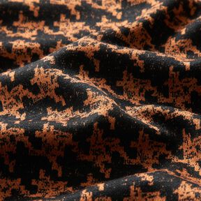 jersey di viscosa – arancio pesca/nero, 