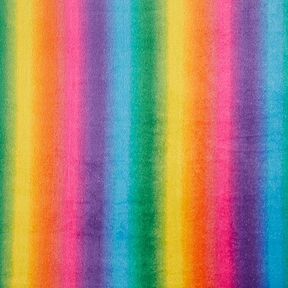 pelliccia sintetica, arcobaleno colorato, 