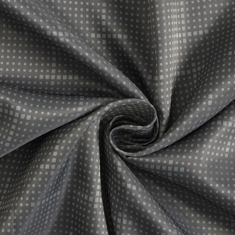 tessuto per fodere Jacquard Quadretti irregolari – grigio scuro,  image number 3