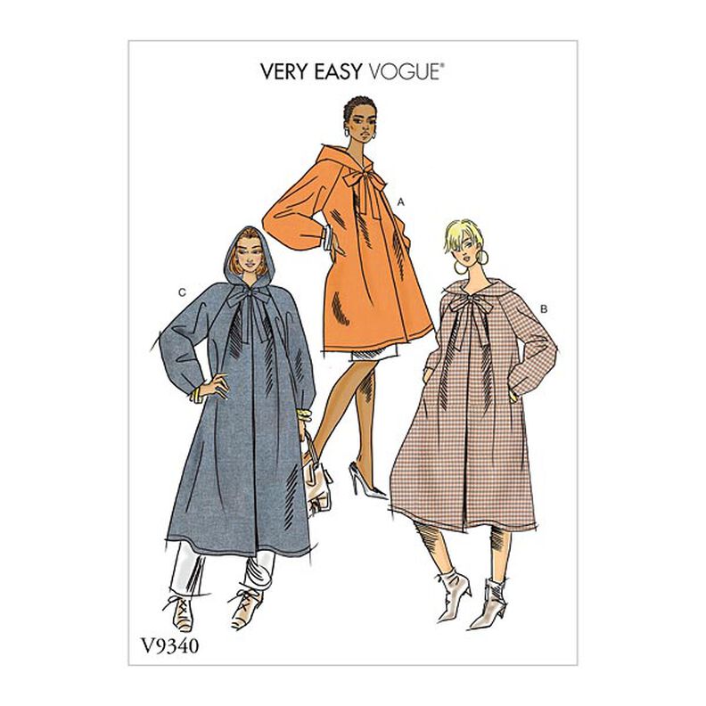 cappotto, Vogue 9340 | 42 - 50,  image number 1