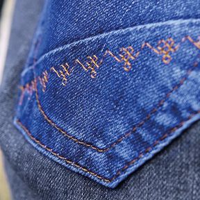 set filo da cucito Denim con 5 aghi da cucito per jeans [ 100m | 8 pezzo/i ] | Gütermann creativ –, 