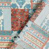 tessuto in cotone cretonne Patchwork floreale – blu,  thumbnail number 4