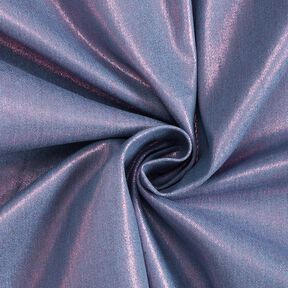 Denim elasticizzato Metallic – grigio blu/rosa fucsia acceso, 