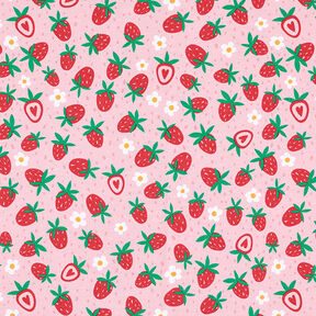 jersey di cotone dolci fragole | PETIT CITRON – rosa, 