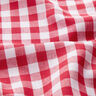 tessuto in cotone Quadro vichy 1 cm – rosso/bianco,  thumbnail number 2