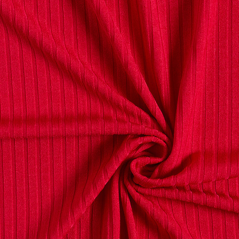 Maglia a coste, tinta unita – rosso,  image number 3