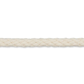 Cordoncino in cotone [Ø 5 mm] – bianco lana, 