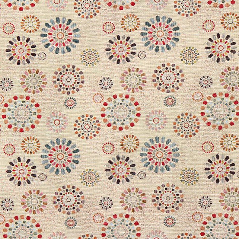 tessuto arredo gobelin Mandala – beige chiaro/rosa,  image number 1