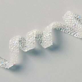 bordura di perle termoadesiva - bianco, 