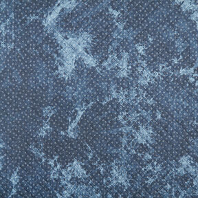 Tessuto Chambray trapuntato con ancora batik – colore blu jeans, 