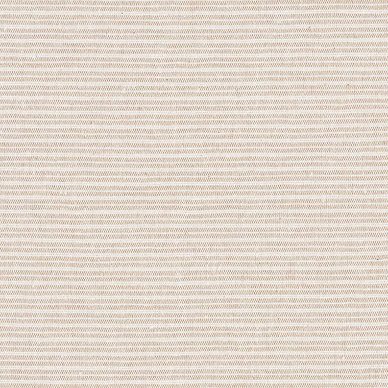 tessuto arredo canvas, righe sottili, riciclato – beige scuro,  image number 1