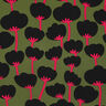 Lenzing Ecovero™ Poppies | Nerida Hansen – verde oliva/nero,  thumbnail number 1