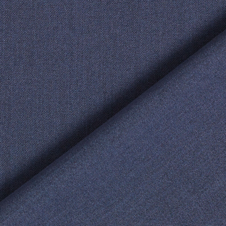 Pantaloni leggeri elasticizzati in tinta unita – blu notte,  image number 3