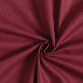 tessuto in cotone cretonne tinta unita – rosso Bordeaux, 