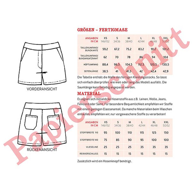 FRAU GIULIA Pantaloncini con cerniera | Studio Schnittreif | XS-XXL,  image number 13