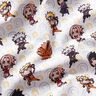 popeline di cotone Chibi Naruto Tessuto oggetto di licenza – bianco,  thumbnail number 2