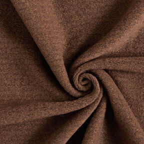 Cappotto in maglia misto lana melange – cioccolato, 