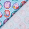 popeline di cotone Facce di Peppa Tessuto oggetto di licenza | ABC Ltd – turchese chiaro,  thumbnail number 4