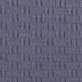 tessuto in maglia Motivo a coste spezzate – grigio blu, 