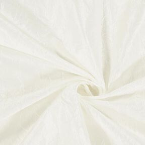 taffettà effetto stropicciato – bianco lana, 