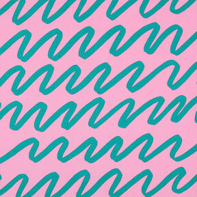 popeline di cotone Making Waves | Nerida Hansen – rosa, 