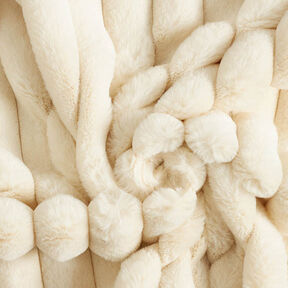 tessuto da tappezzeria soffice tessuto a coste – bianco lana, 