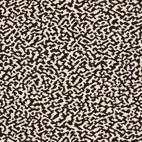 tessuto da rivestimento jacquard, motivo leopardato astratto, grande – nero/sabbia, 