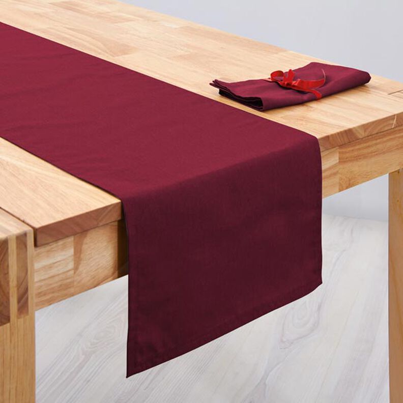 tessuto arredo tessuti canvas – rosso Bordeaux,  image number 4