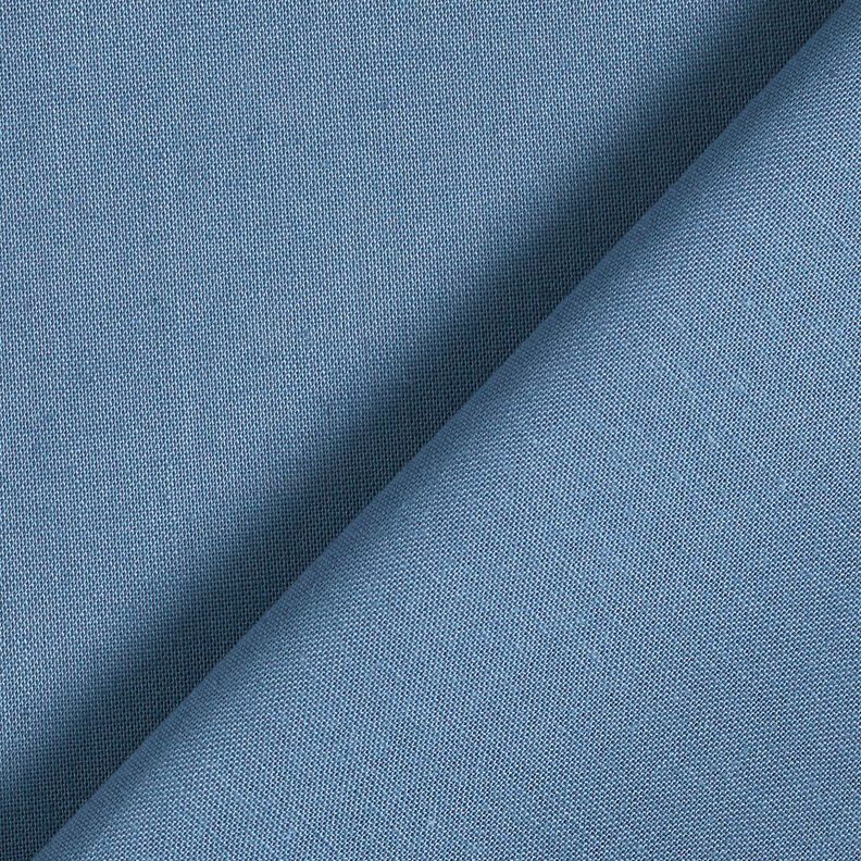 tessuto in cotone cretonne tinta unita – colore blu jeans,  image number 3