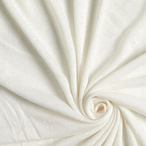 misto lino viscosa tessuto in maglia fine – bianco lana, 