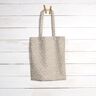 cotone rivestito Mini foglie astratte – beige/bianco,  thumbnail number 8