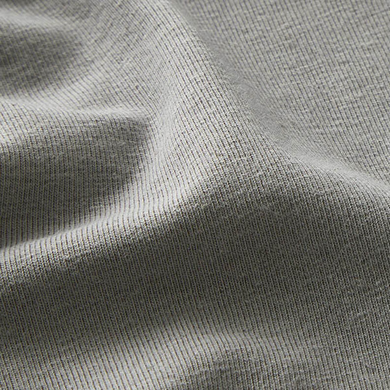 jersey misto lino-cotone, tinta unita – grigio,  image number 2