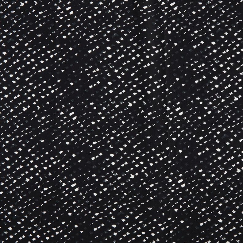 Pantalone in tessuto elasticizzato a pois astratti – nero-azzurro/bianco,  image number 1