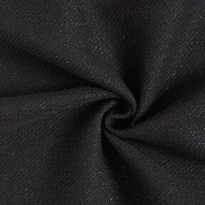 Costume in tessuto glitter a trama diagonale – nero, 