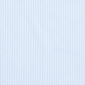 seersucker misto cotone, righe – azzurro/bianco lana, 