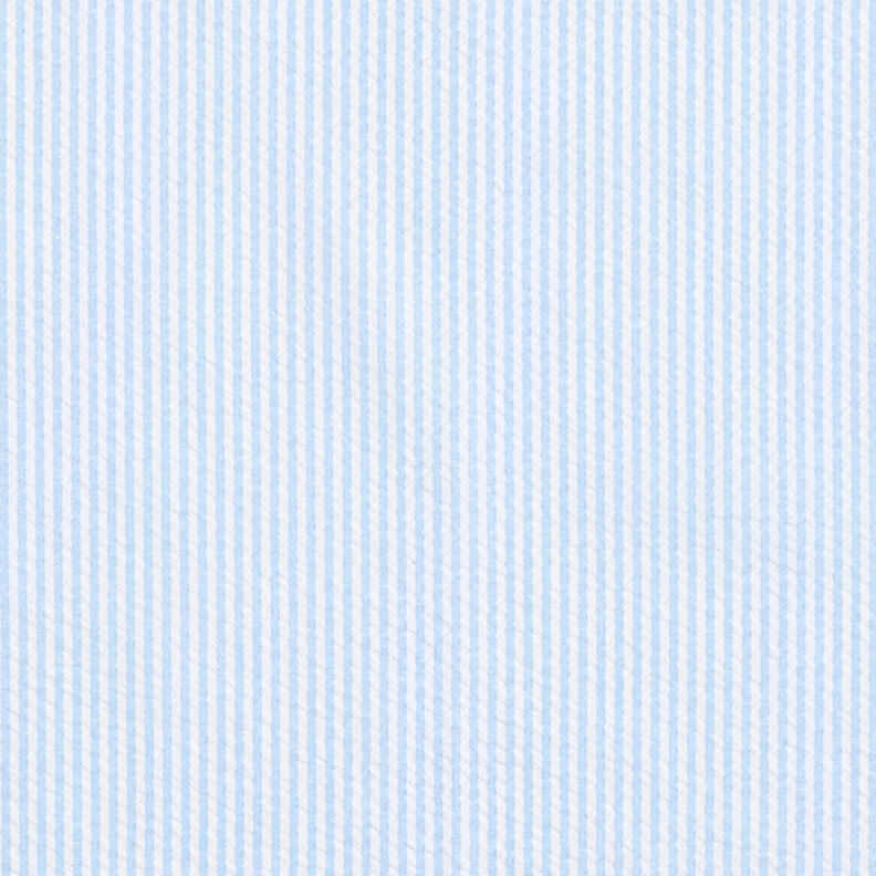 seersucker misto cotone, righe – azzurro/bianco lana,  image number 1